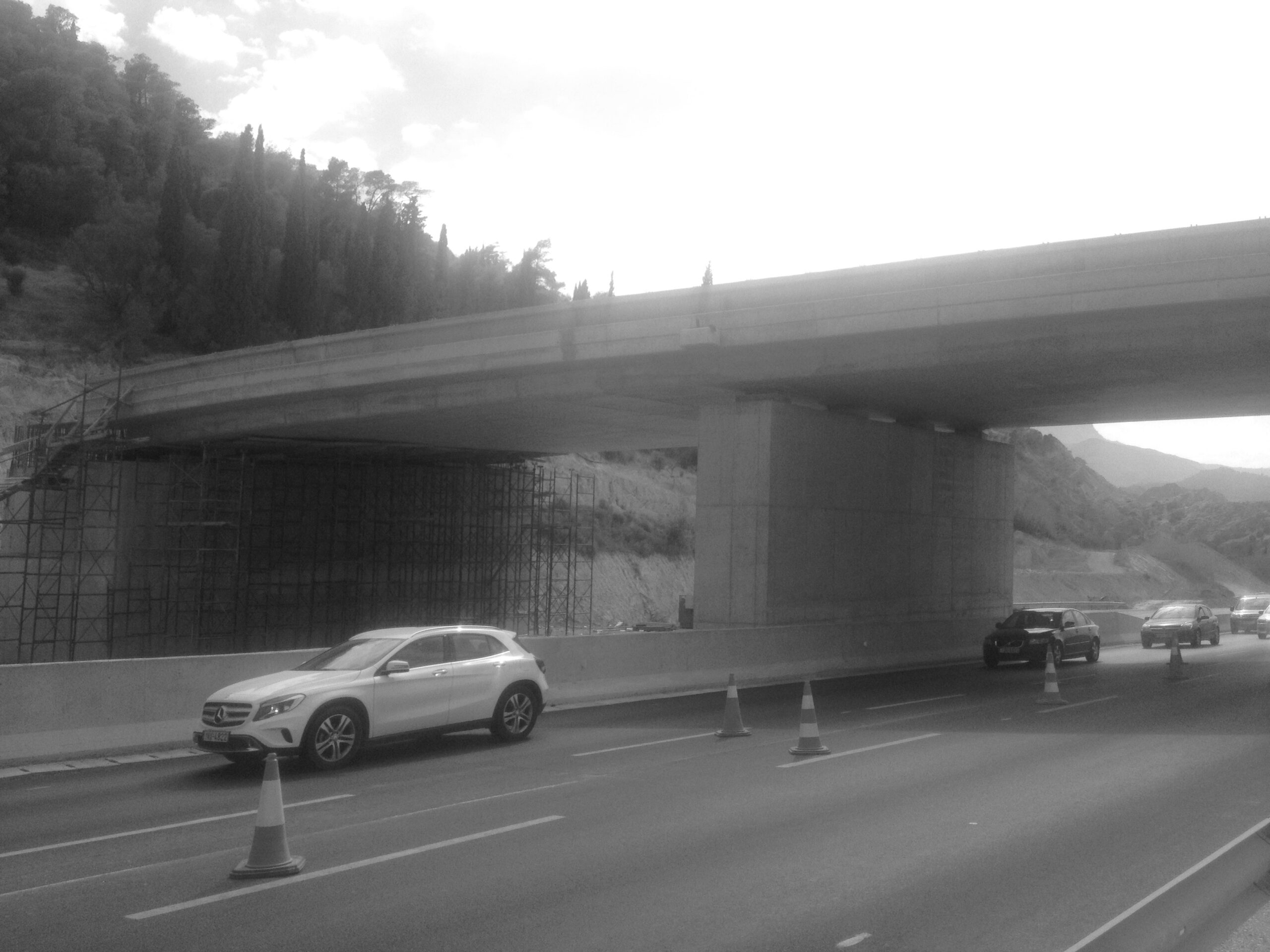 Άνω διάβαση A232 στη Λυκοποριά Ξυλοκάστρου